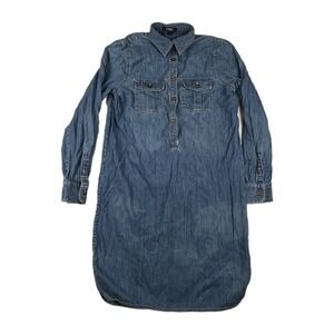 Chaps | Dresses | Ralph Lauren Chaps Denim Shirt Dress Size Small | Poshmark